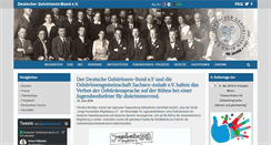 Desktop Screenshot of gehoerlosen-bund.de
